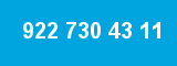 922 730 43 11 922 730 43 11